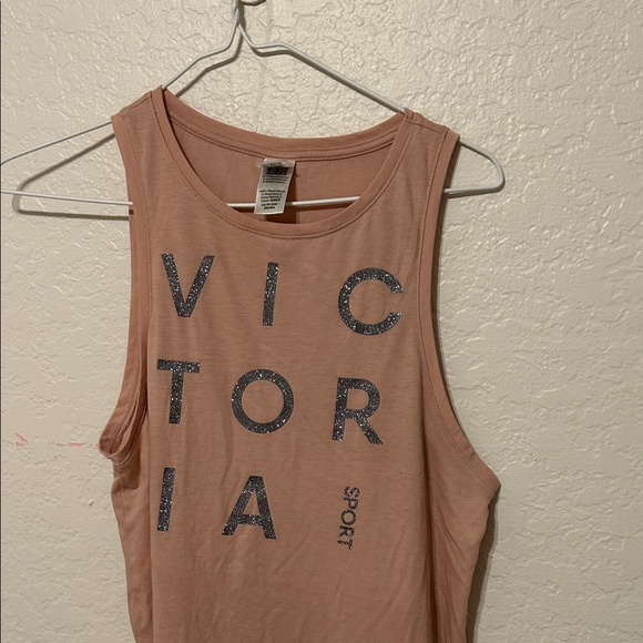 🎬Victoria sport running and jogging activewear Pink Tank Top size XS GUC… - Picture 2 of 6